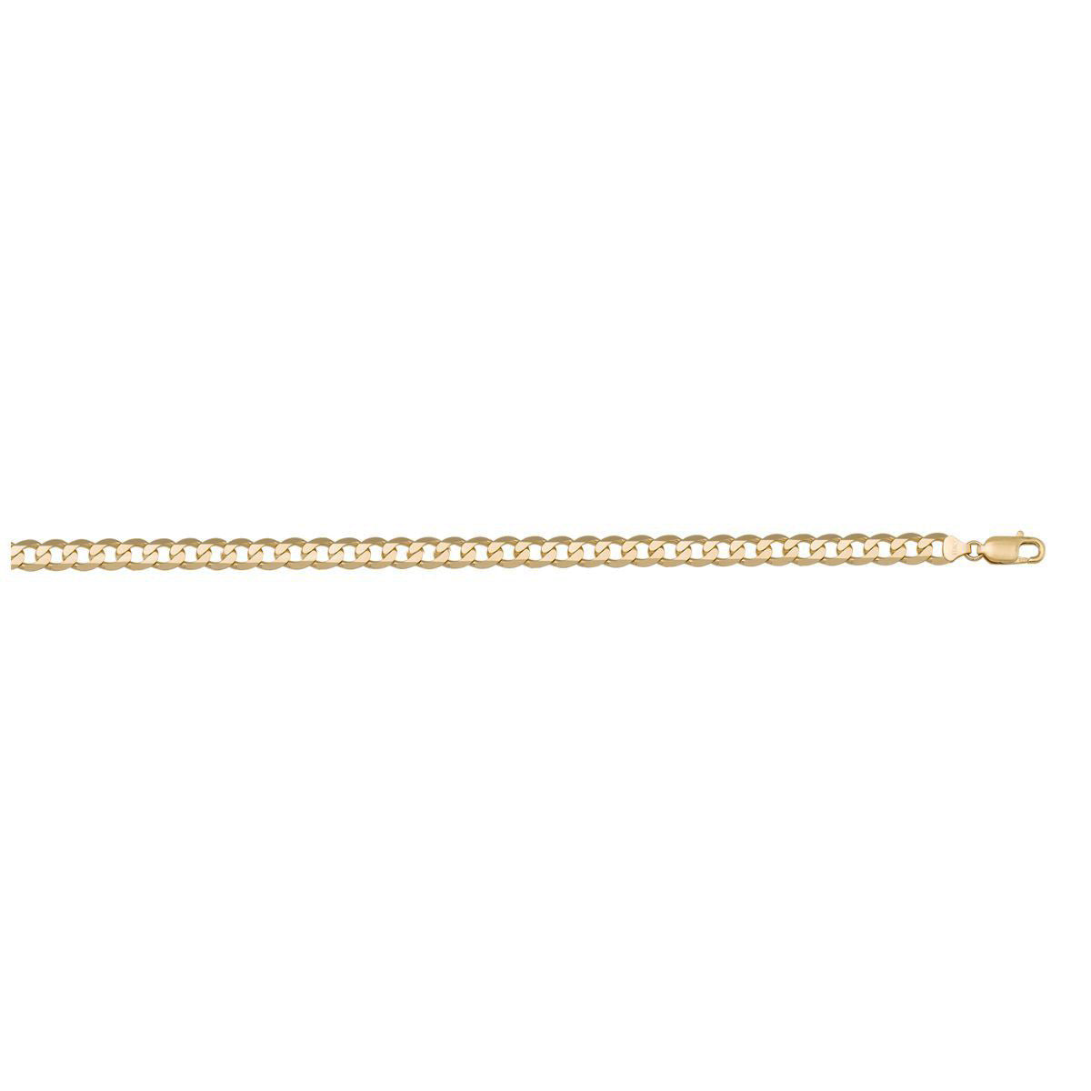 CCRB04, Gold Chain, Open Curb, Yellow Gold