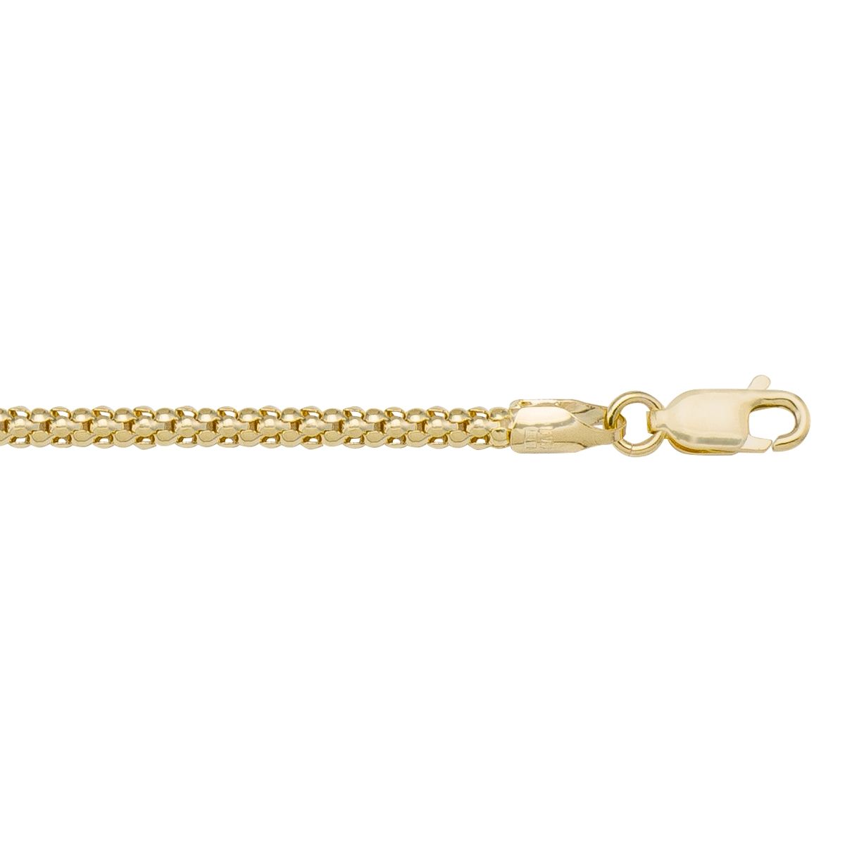 CPOP01, Gold Chain, Popcorn, Yellow Gold