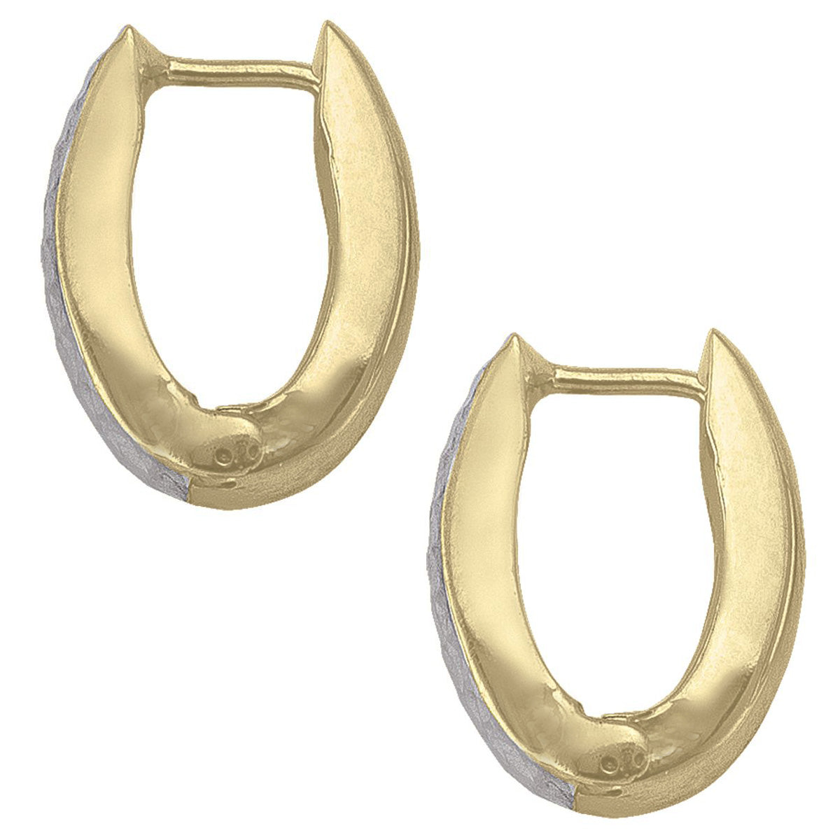 EHG0115, Gold Earrings, Huggies, 4.6 mm Tubing