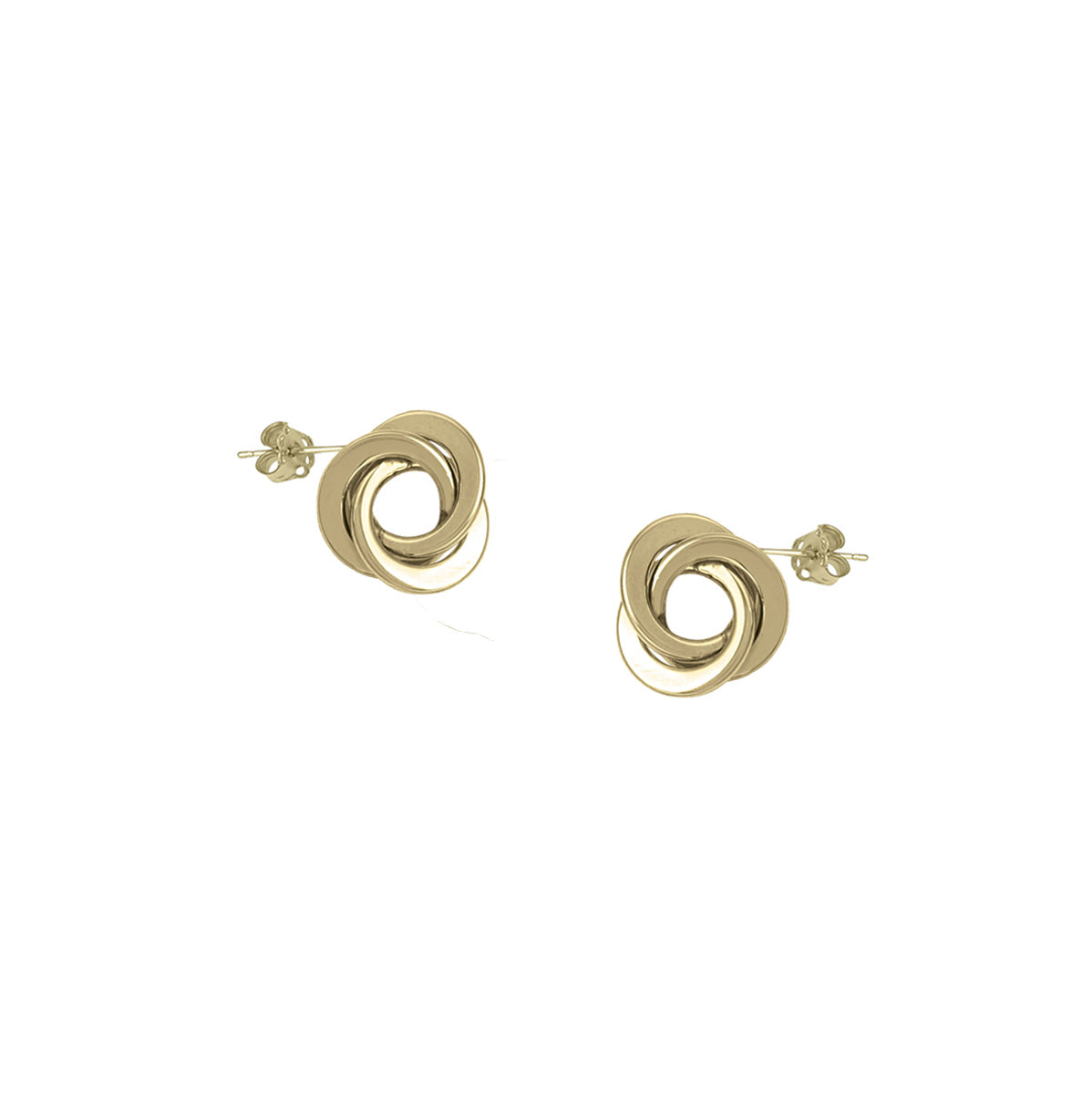 ES0120, Gold Earrings, Studs, Love Knot
