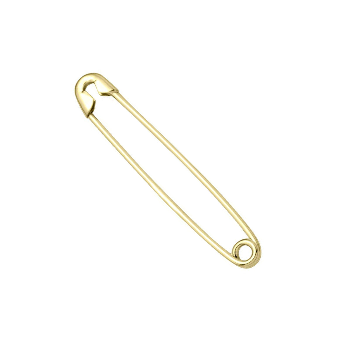 P0206, Gold Pendant, Safety Pin