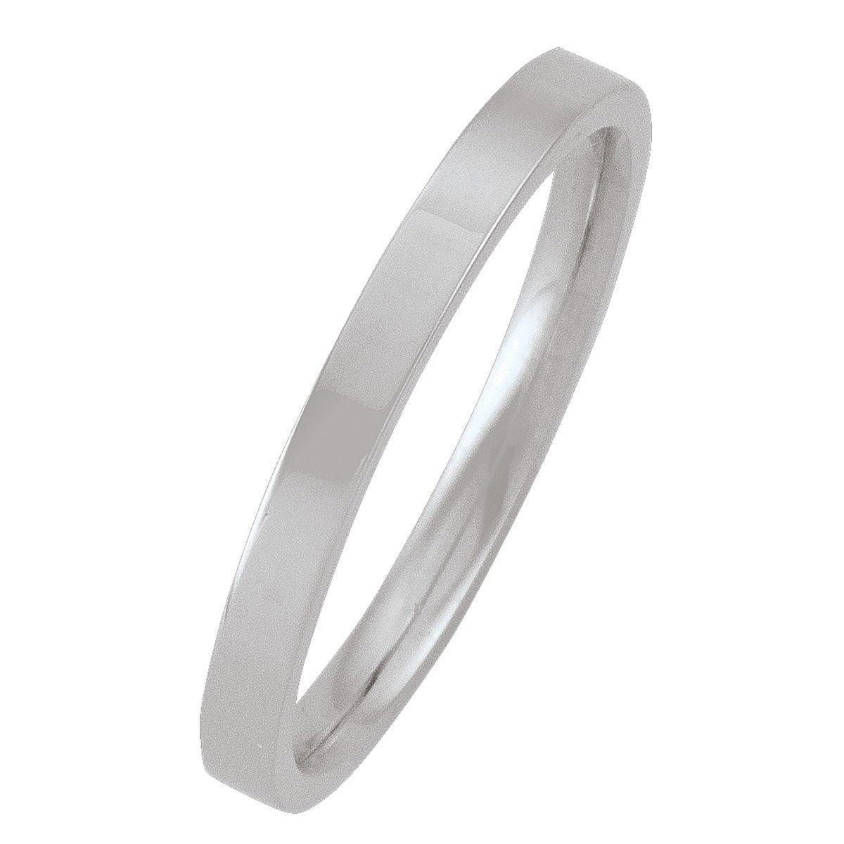 WB0102B, Gold Wedding Band, 2 mm, Flat Top, Inside Comfort Fit