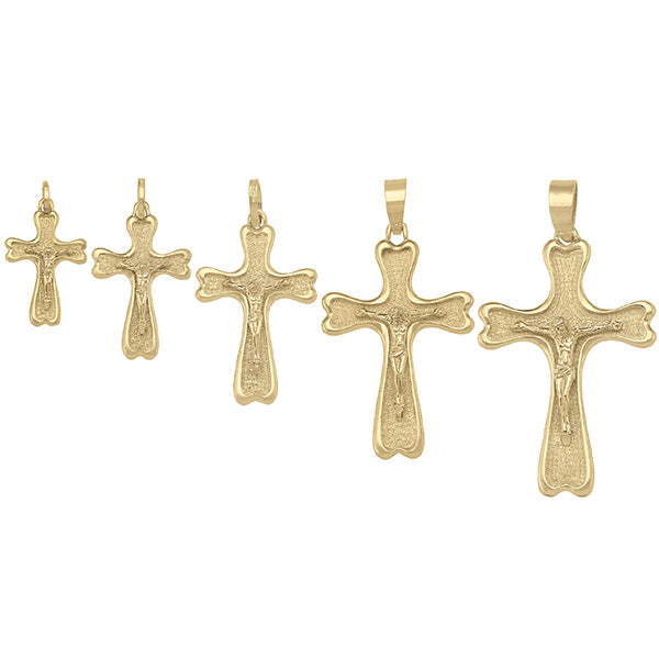 X0202, Gold Crucifix Cross